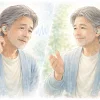 みみ太郎で雑音が気になる男性のイメージ｜ザーザー音や環境音の違和感を表現