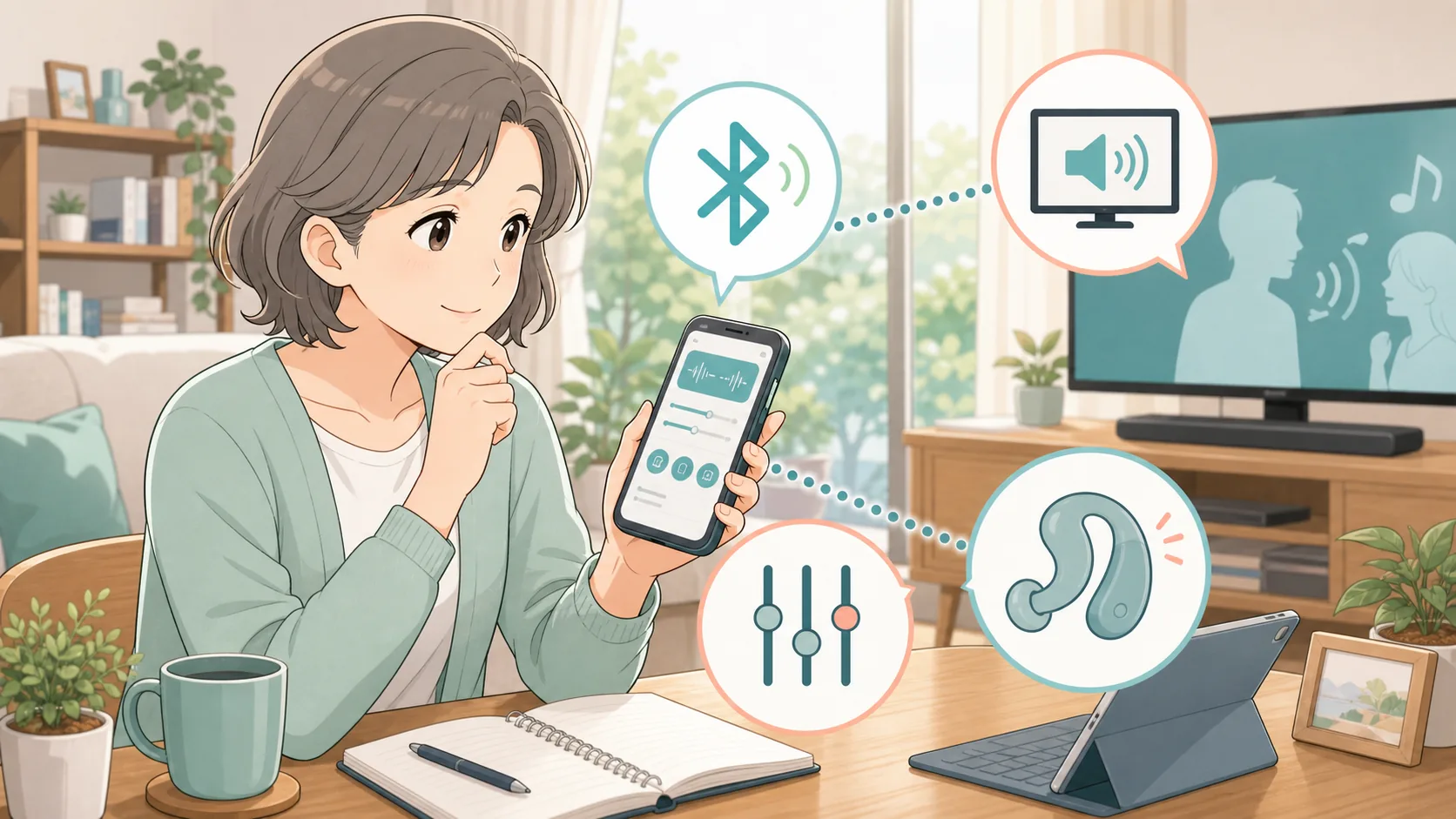 Cearvol Wave Liteとは？アプリ・Bluetooth対応の聴力サポート機器