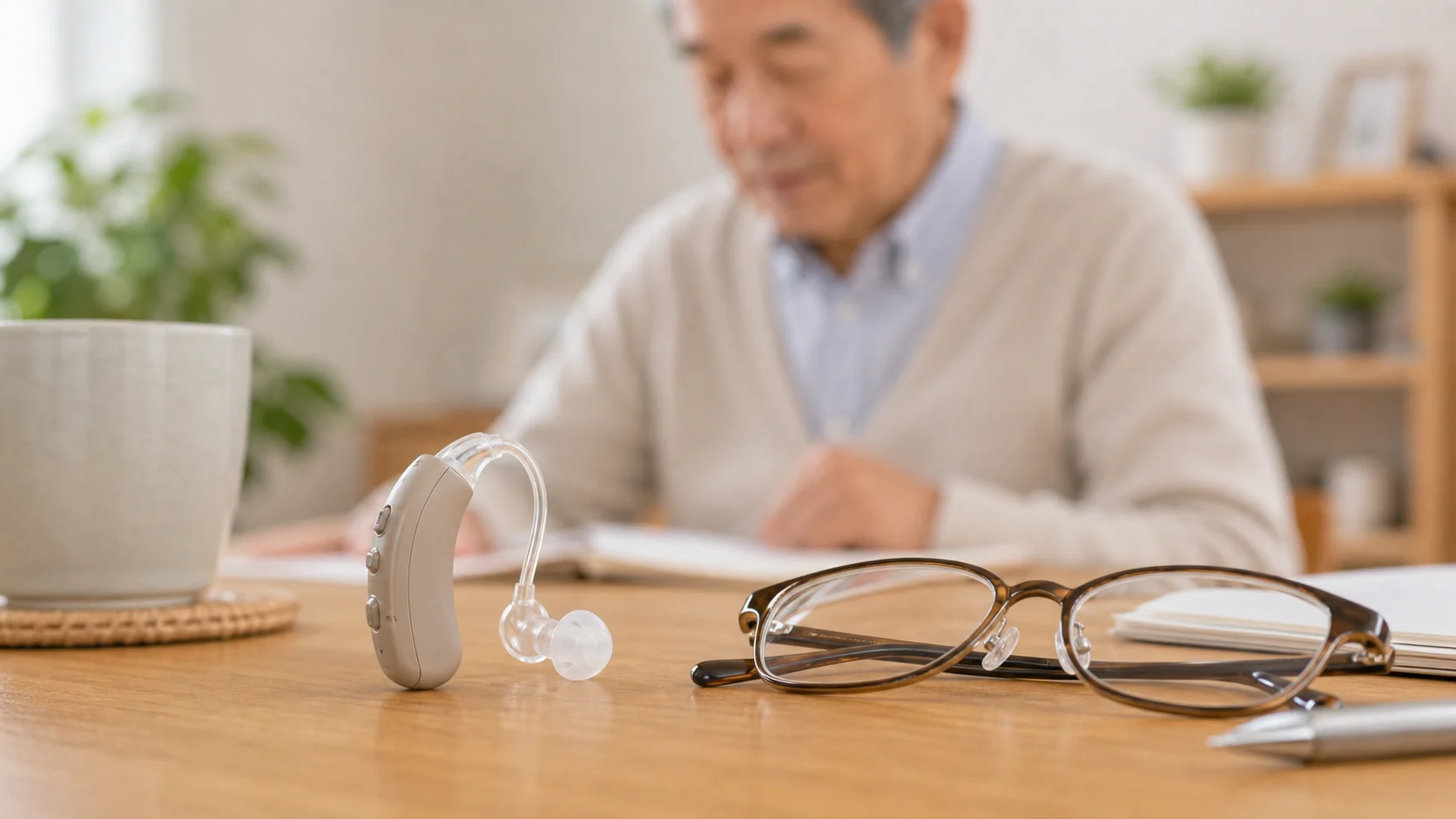 耳かけ型集音器のイメージ