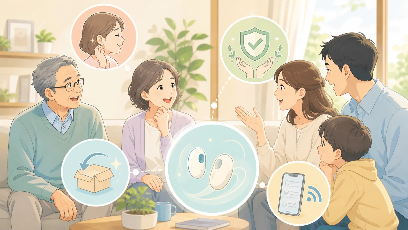 Cearvol集音器の良い点を確認するイメージ