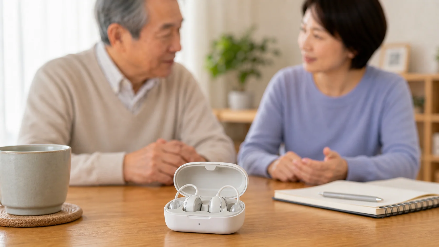 イヤホン型集音器のイメージ