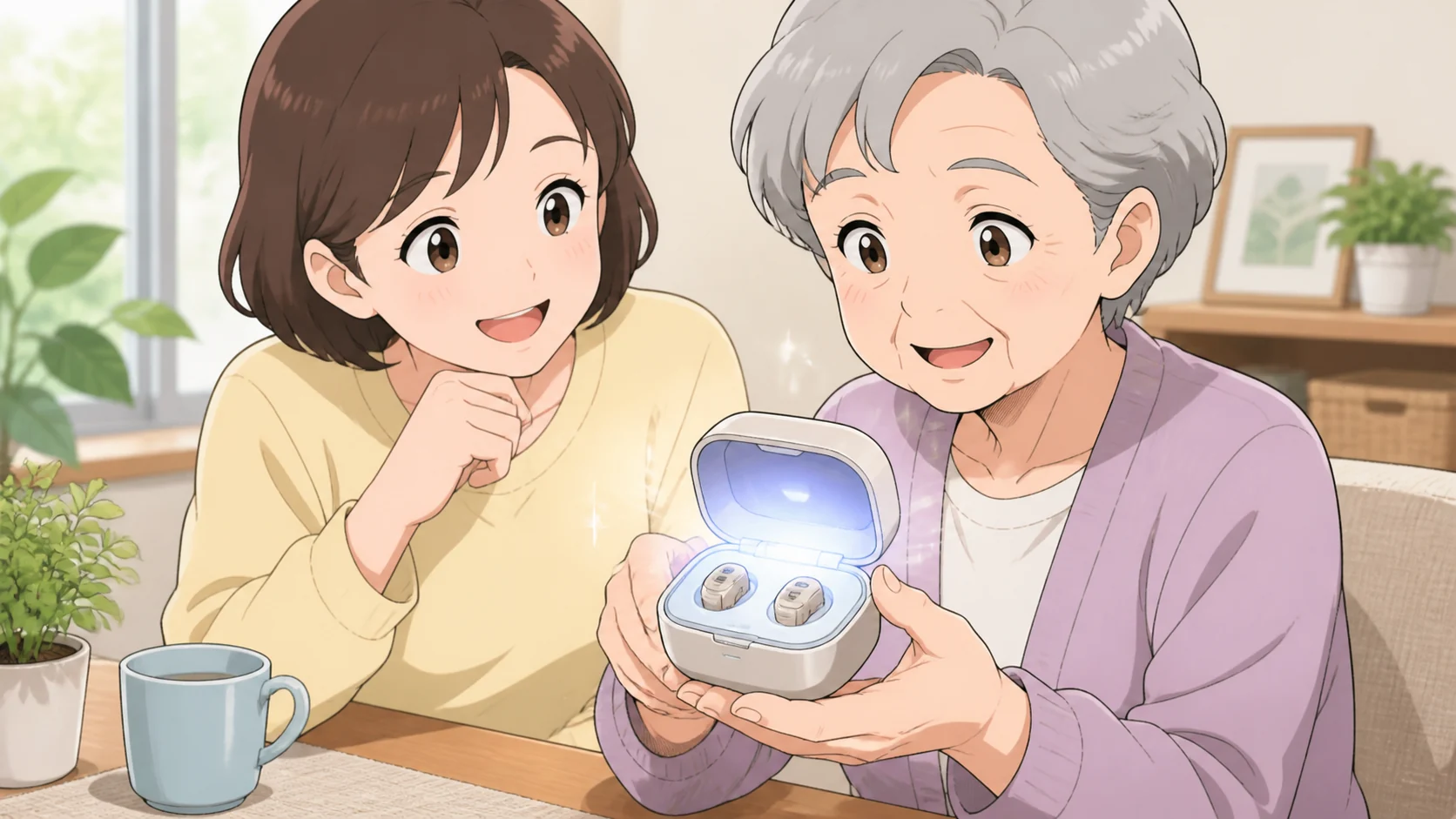 Nanoの小型ケース操作と清潔機能のイメージ