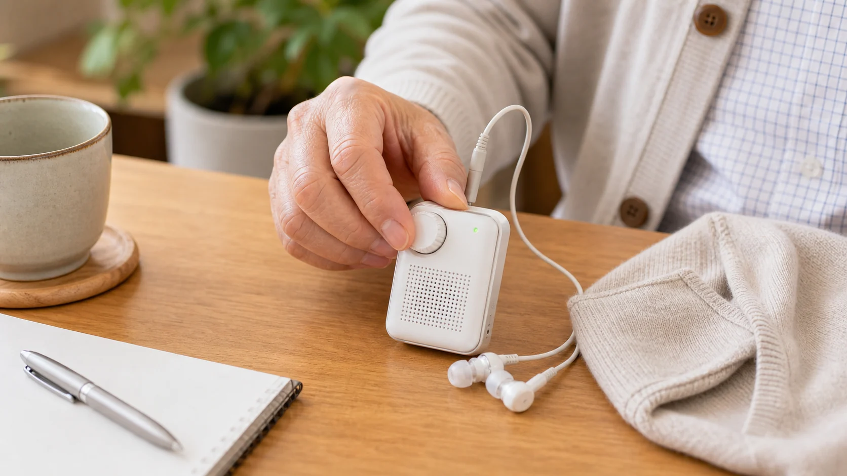 ポケット型集音器のイメージ
