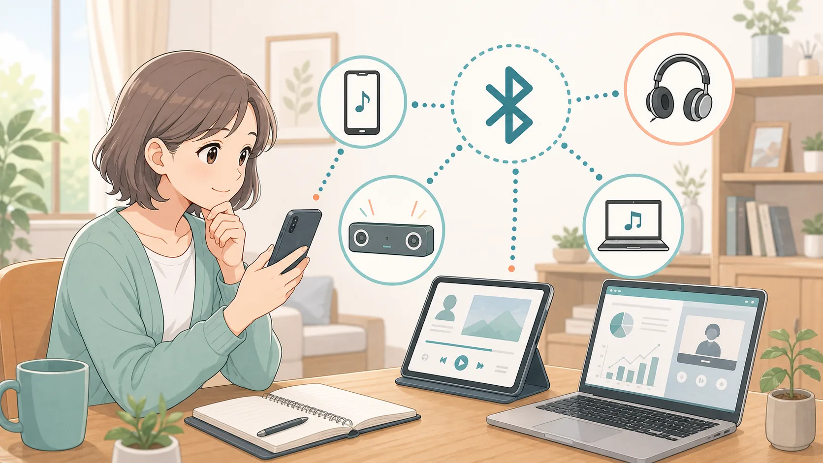AUX-INはテレビ視聴に使いやすい機能