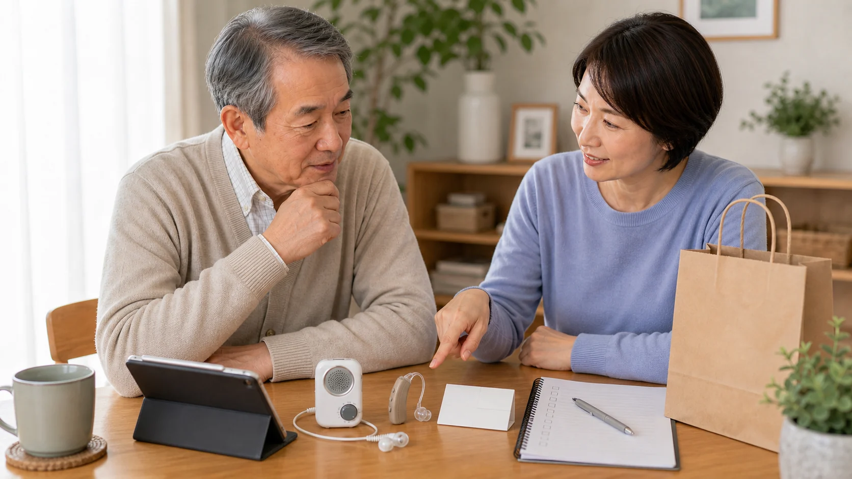 集音器を買う場所の比較ポイントを確認するイメージ