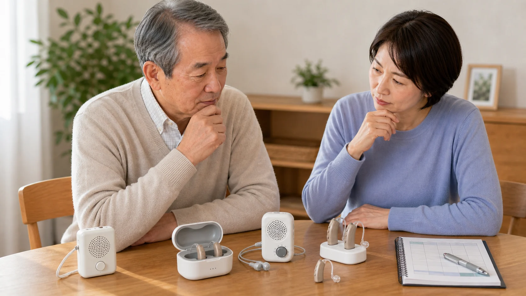 値段だけで集音器を選ぶリスクを確認するイメージ
