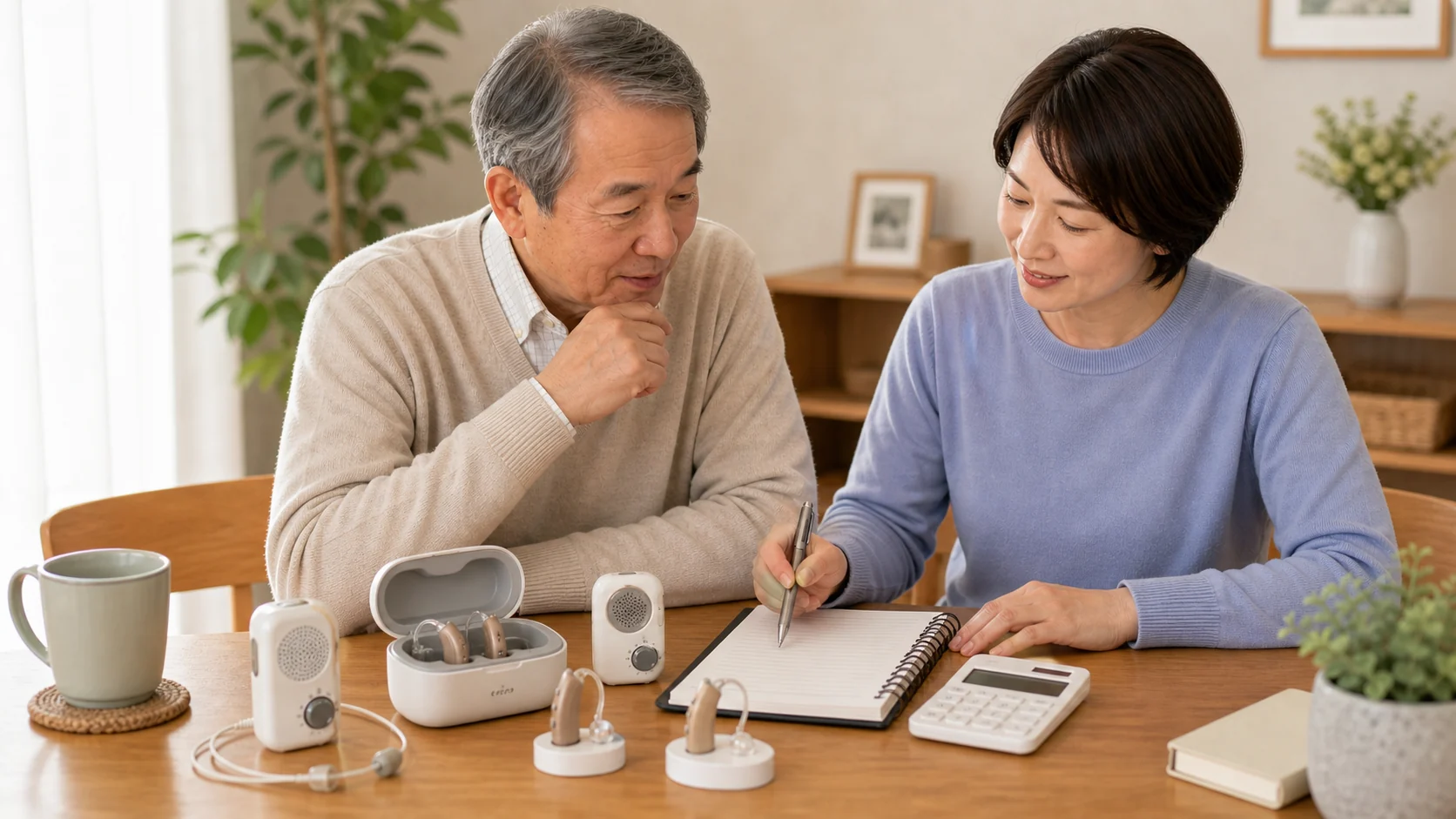 集音器を買う前に予算を確認するイメージ