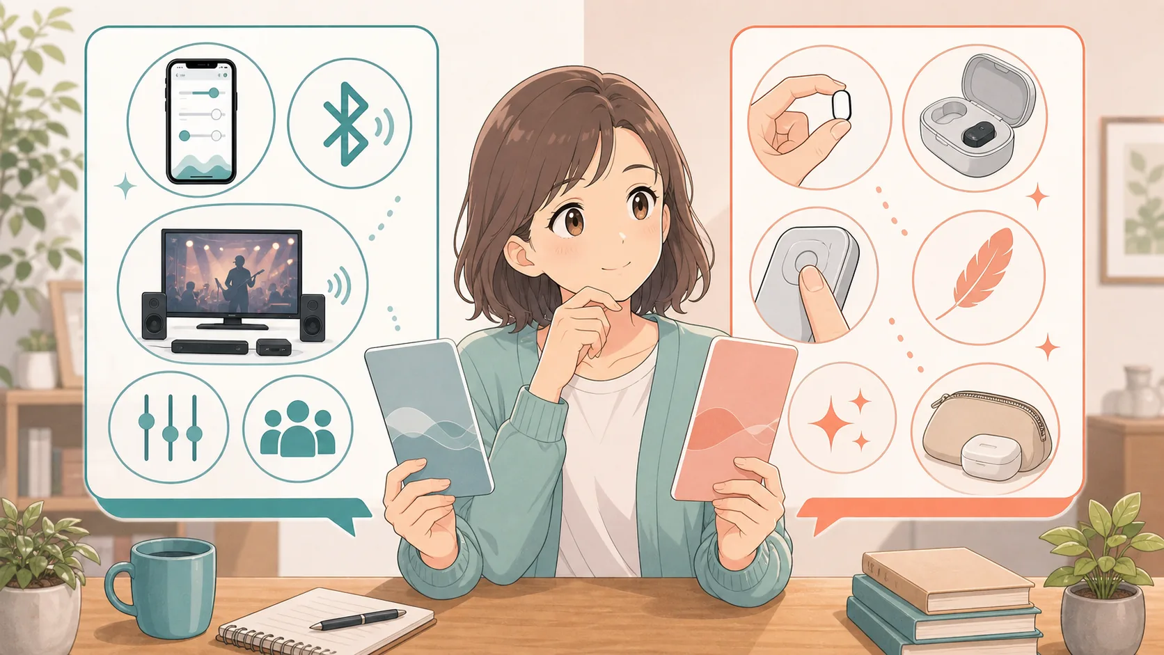 Cearvol NanoとWave Liteを比較するイメージ