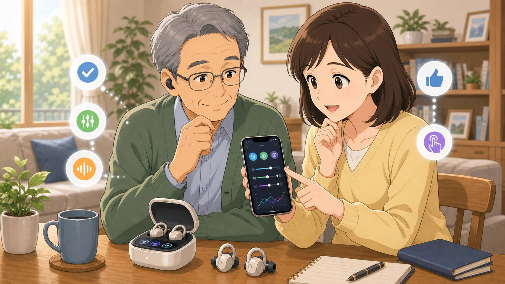 Cearvolアプリは調整したい人に便利だが操作性も確認したいイメージ