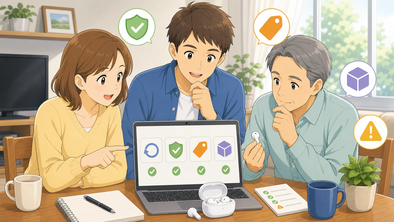 Cearvol公式サイトで購入する前に注意点を確認している様子